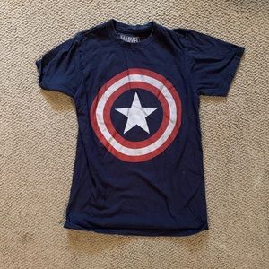 Captain America T-Shirt, Women’s XS